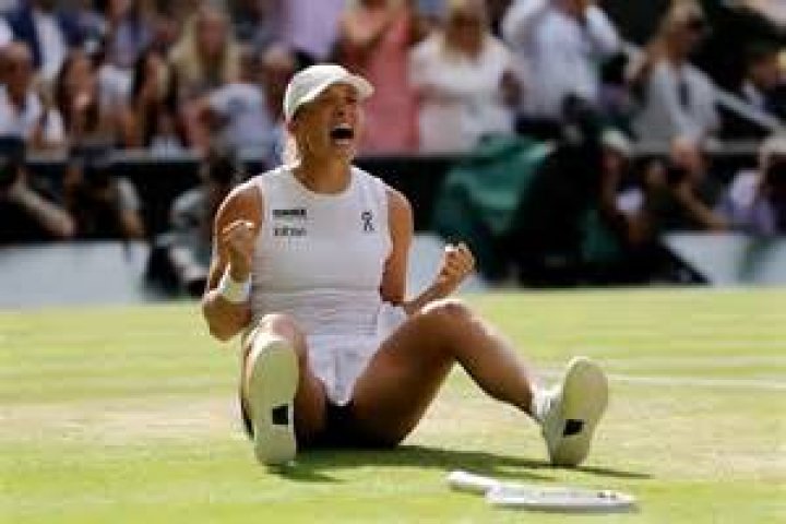 2021 Wimbledon women's singles champion Barty for short