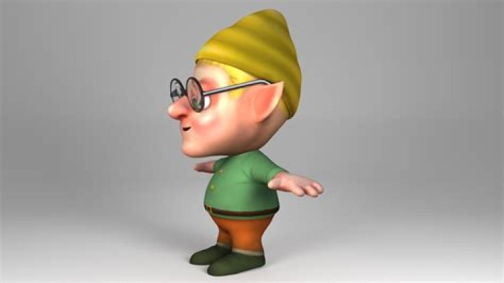 Animated dwarf with glasses