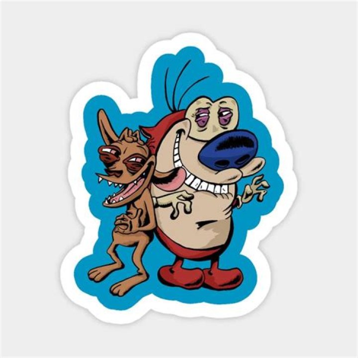Chihuahua pal of Stimpy in cartoons