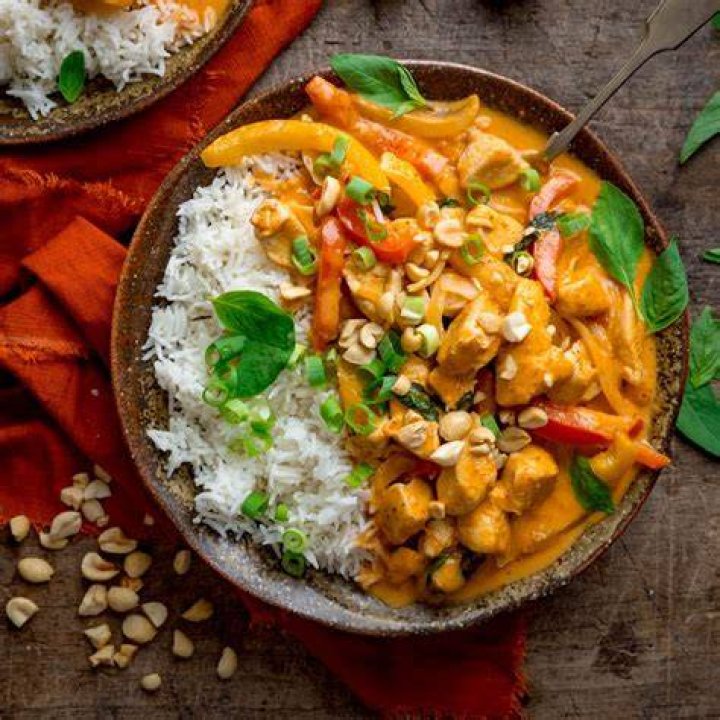 Cuisine with panang curry