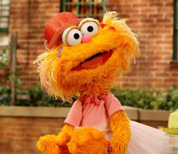 Giggly resident of Sesame Street