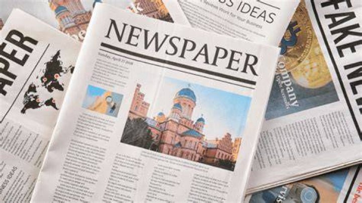 Go through the newspaper say