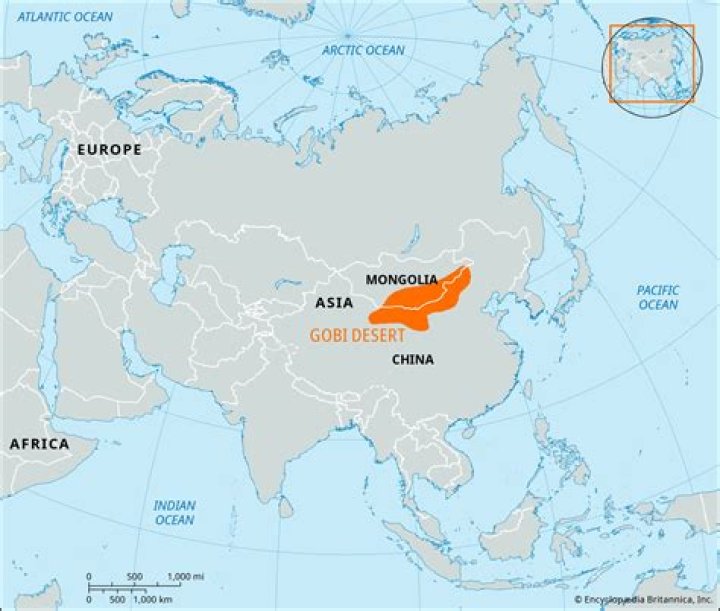 Gobi Desert's continent