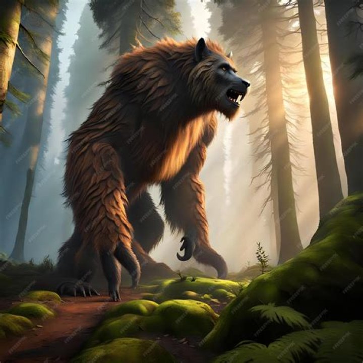 Large hairy creature