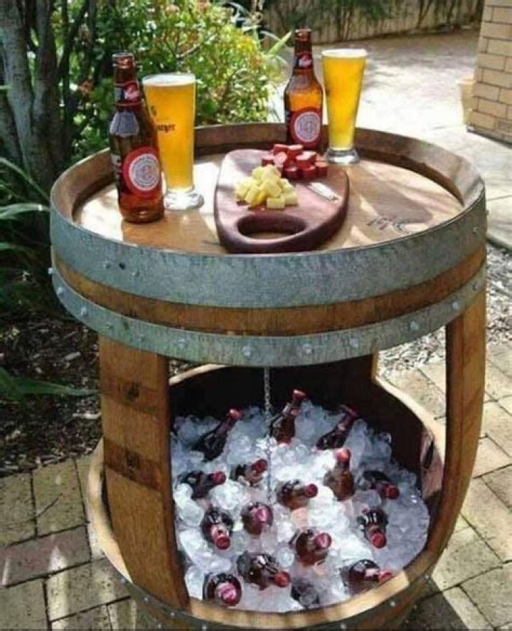 Party barrel full of beer