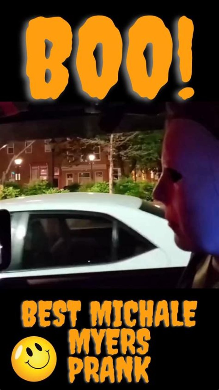 Plays a Halloween prank for short