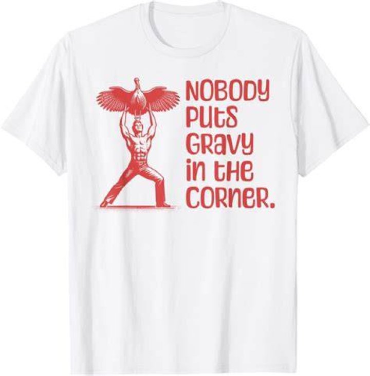 Puts on as a shirt