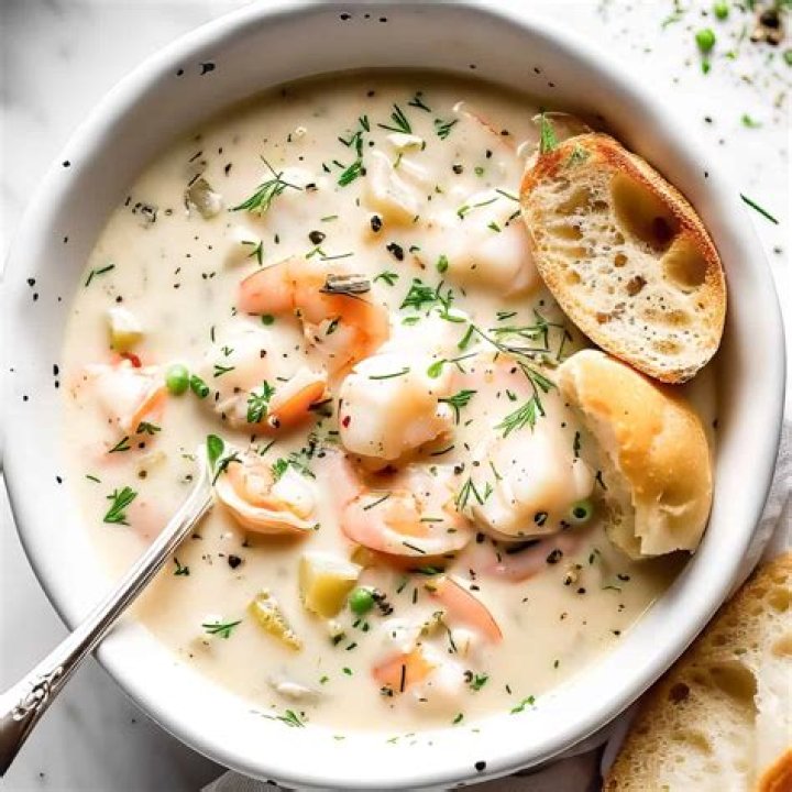 Shellfish in chowder