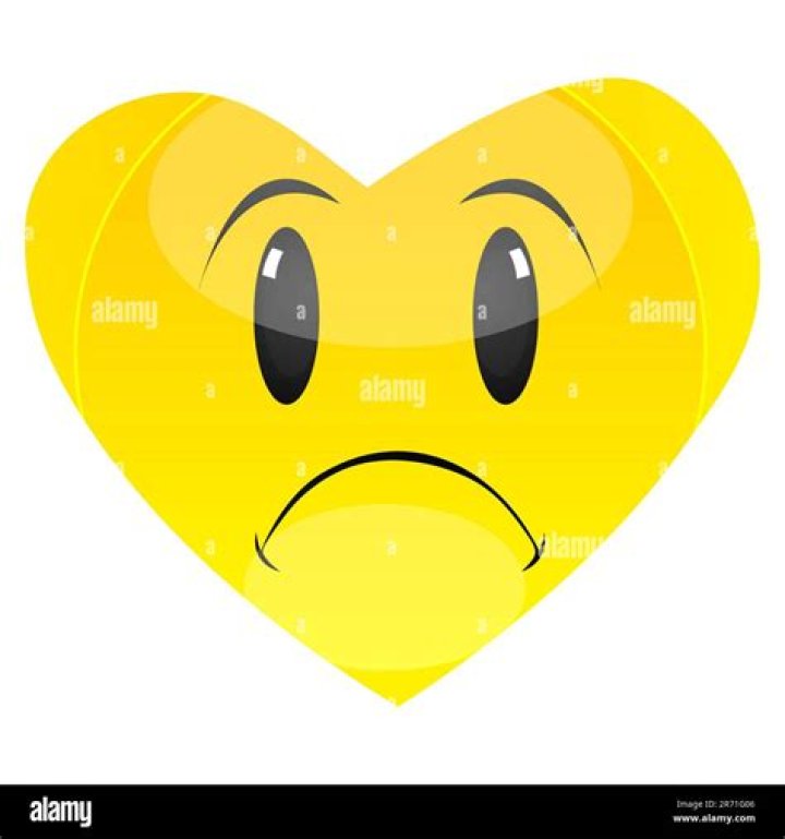 Small sign of sadness