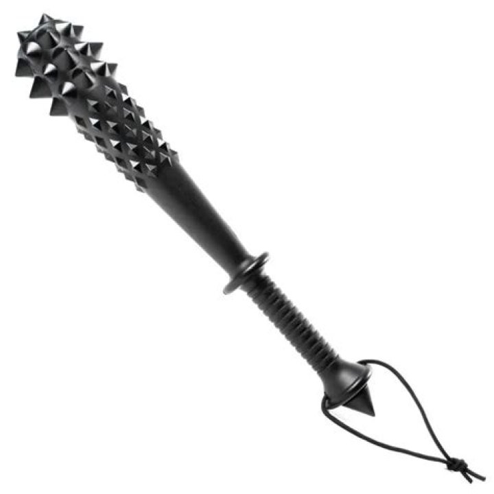 Spiked club used as a weapon