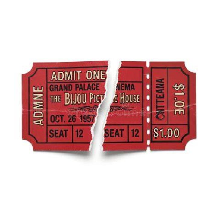 Torn-in-half ticket