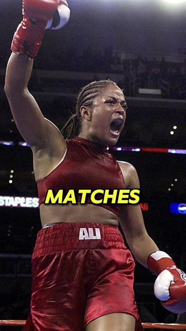 Undefeated boxing champion Laila