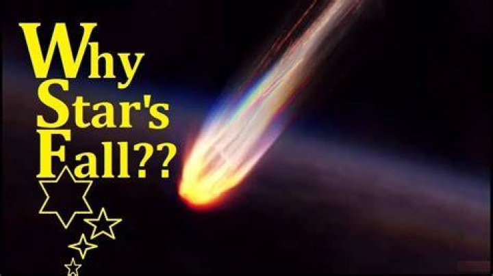 Verbal reaction to a shooting star perhaps