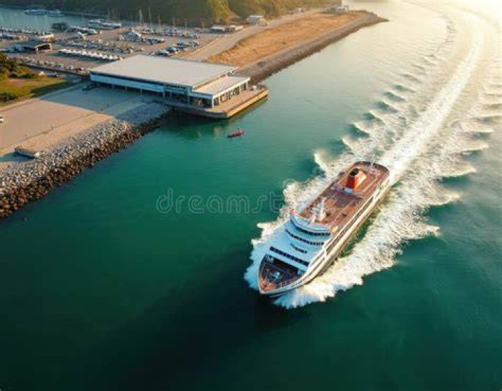 Vessel parked in a marina